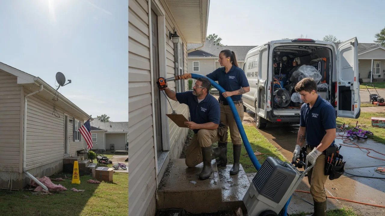 Ceiling Water Damage Restoration in Prue, OK near me