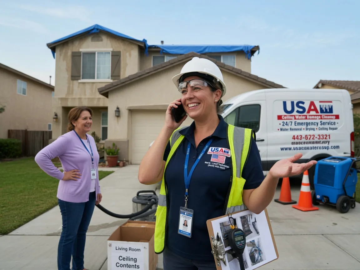 Ceiling Water Damage Restoration Prue, OK FAQs